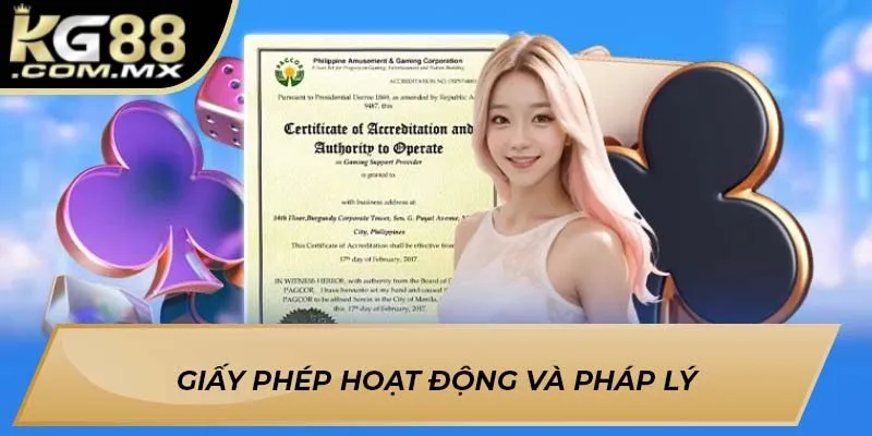 Giấy phép hoạt động và pháp lý